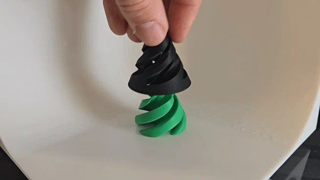 Mô hình hình nón xoắn ốc (Simple Cone) giải trí - Đồ chơi in 3D - Image 3