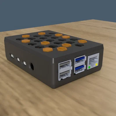 Case tổ ong Raspberry Pi 4B/Octoprint
