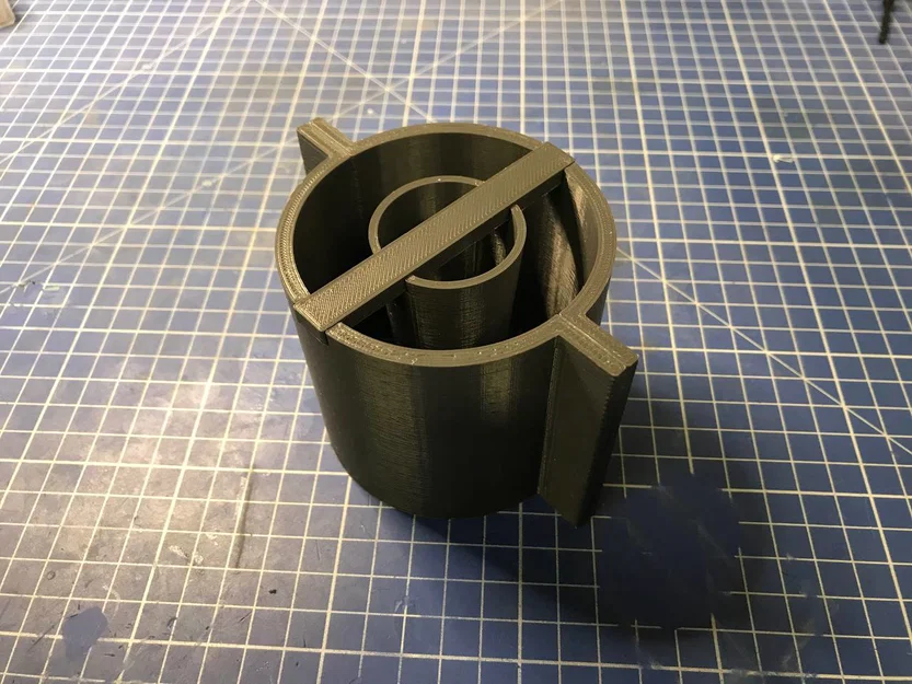 Bộ khuôn đúc hình trụ (Cylinder mold) in 3D cho silicone 72mm - Image 1