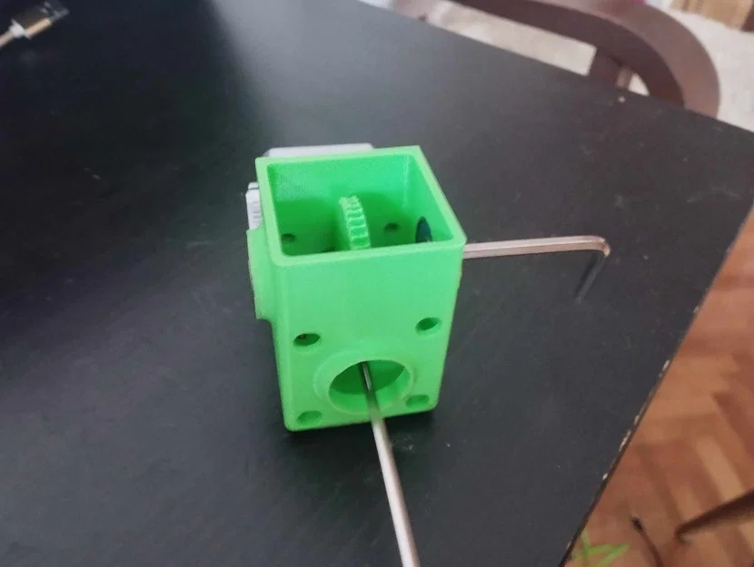 Hộp số trục vít (worm gear) tỉ số 1:40 cho động cơ NEMA - Image 2