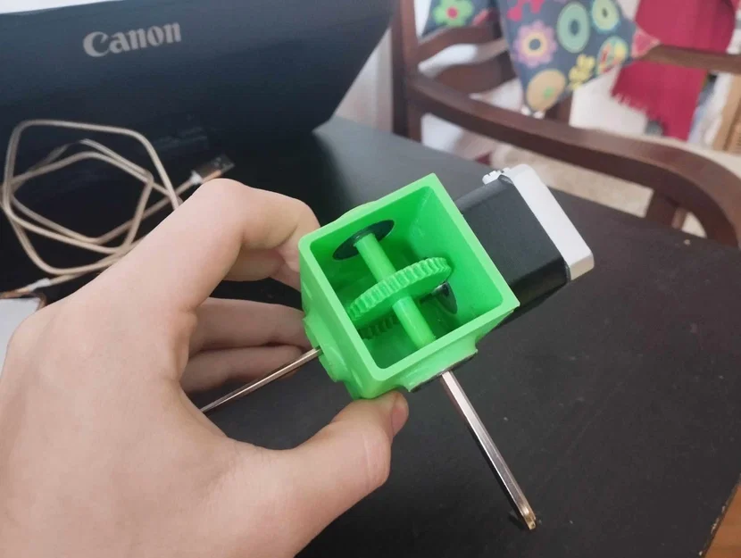 Hộp số trục vít (worm gear) tỉ số 1:40 cho động cơ NEMA - Image 3