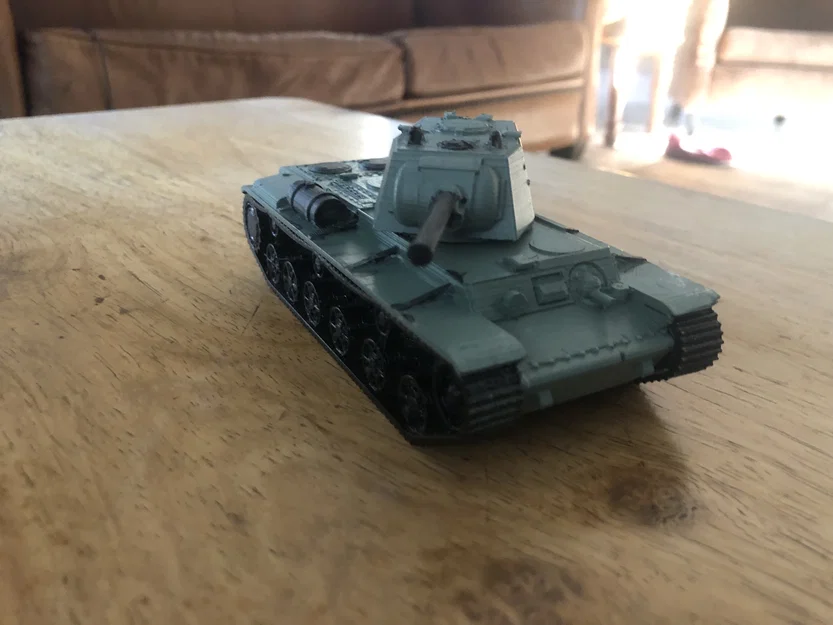 Mô hình xe tăng hạng nặng KV-1 in 3D chi tiết ấn tượng - Image 1