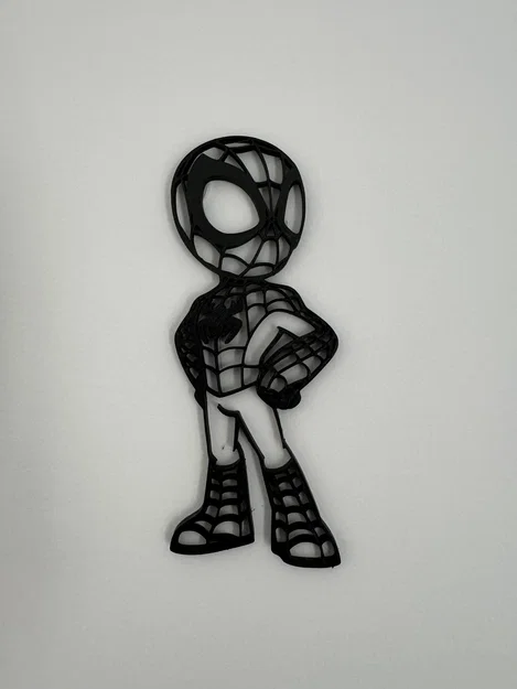 Mô hình trang trí tường Spider-Man 2D siêu dễ thương cho fan Marvel - Image 3