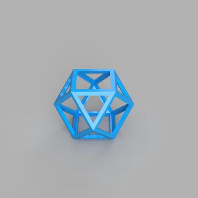 Cube Octahedron (Khối lập phương – Bát diện đều)