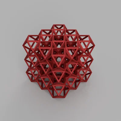 Cube Octahedron (Khối lập phương – Bát diện đều)