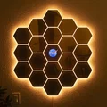 The Webbinator – Tranh treo tường gương lục giác RGB LED kiểu James Webb - Thumbnail 1