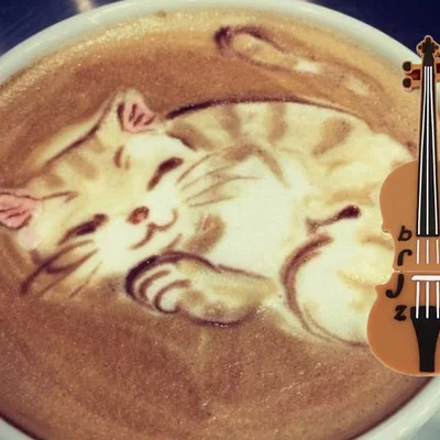 Khuôn Tạo Hình Cà Phê Hình Chú Mèo (Kätzchen Coffee Stencil) In 3D