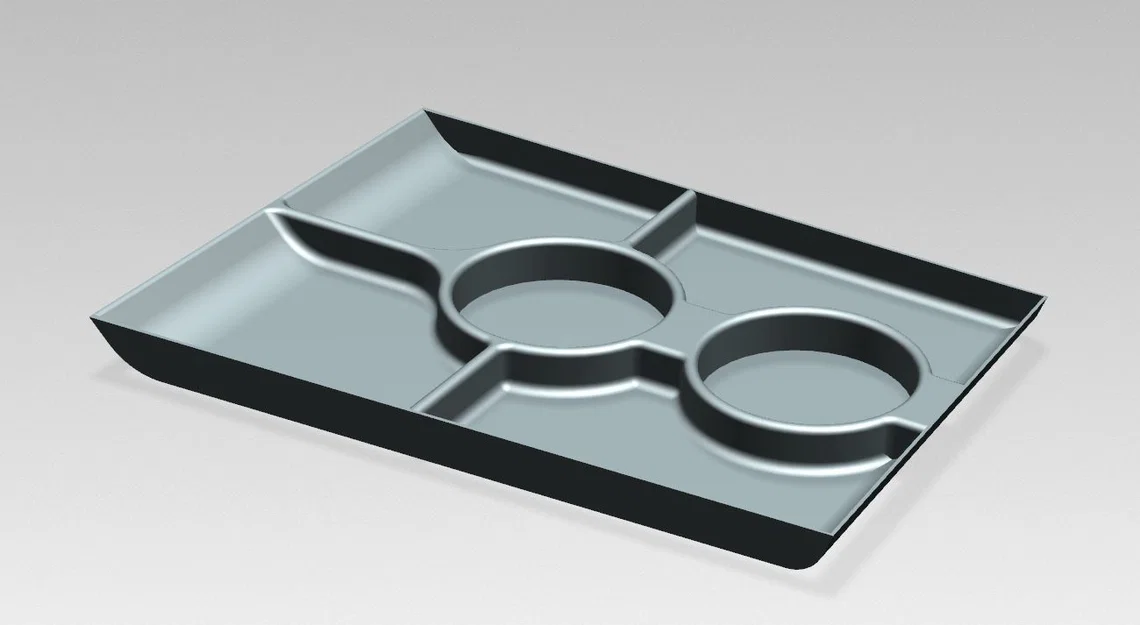 Miếng lót ngăn trung tâm Volvo EX30 (Center Console Inlay) - Image 1