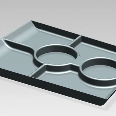 Miếng lót ngăn trung tâm Volvo EX30 (Center Console Inlay)