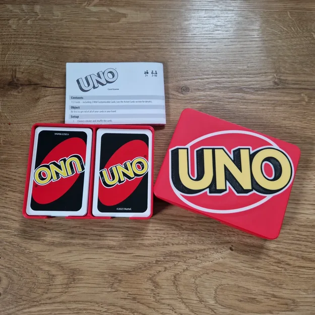 Hộp đựng bài Uno in 3D bền đẹp - Bảo vệ bộ bài của bạn tối ưu - Image 3