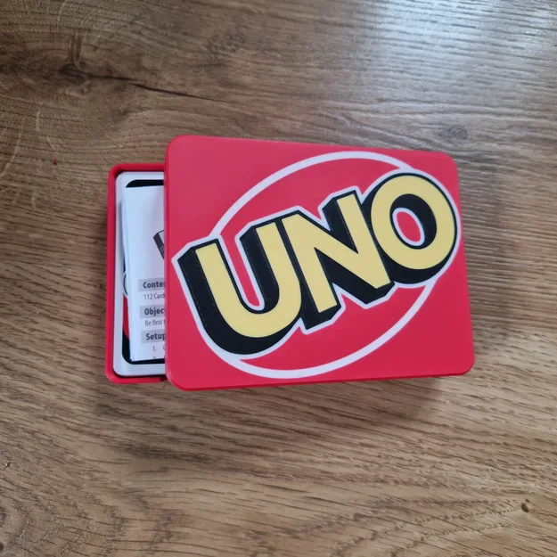Hộp đựng bài Uno in 3D bền đẹp - Bảo vệ bộ bài của bạn tối ưu - Image 4