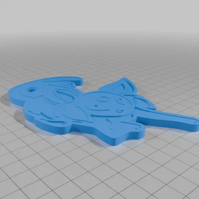 Móc khóa Espeon Pokémon – Charm Eevee, Charm Pokémon, Keychain in 3D