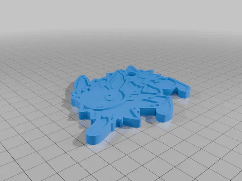Móc khóa Jolteon Pokémon, Charm Eevee, Keychain in 3D - Image 2