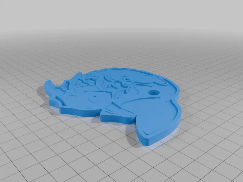 Móc khóa Vaporeon Pokémon – Eevee Charm, Pokémon Charm, 3D Printed Keychain - Image 2