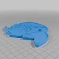 Móc khóa Vaporeon Pokémon – Eevee Charm, Pokémon Charm, 3D Printed Keychain - Thumbnail 2