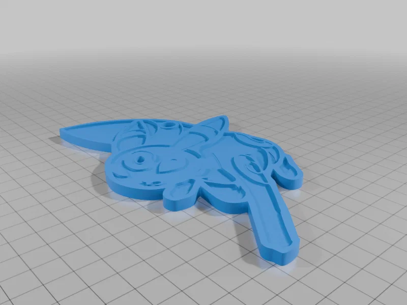 Móc khóa Umbreon Pokémon, Charm Eevee, Charm Pokémon, Móc khóa in 3D - Image 2