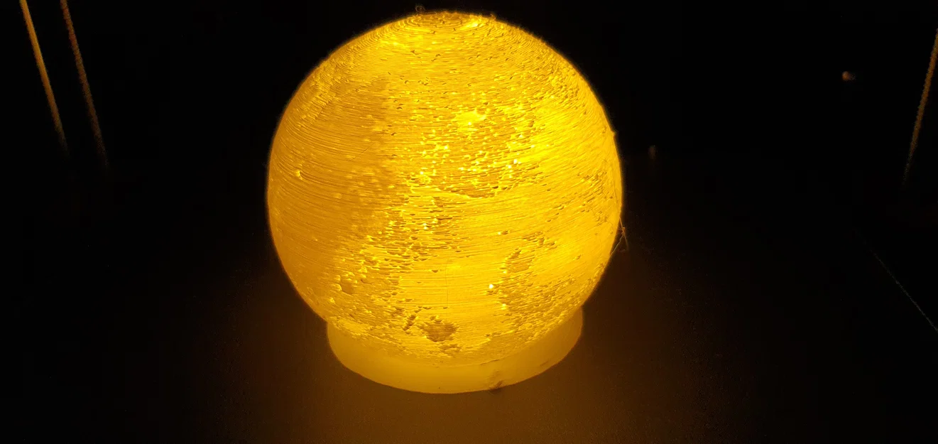 Đèn Mặt Trăng (Moon Lamp) cho LED Tealight - Image 2