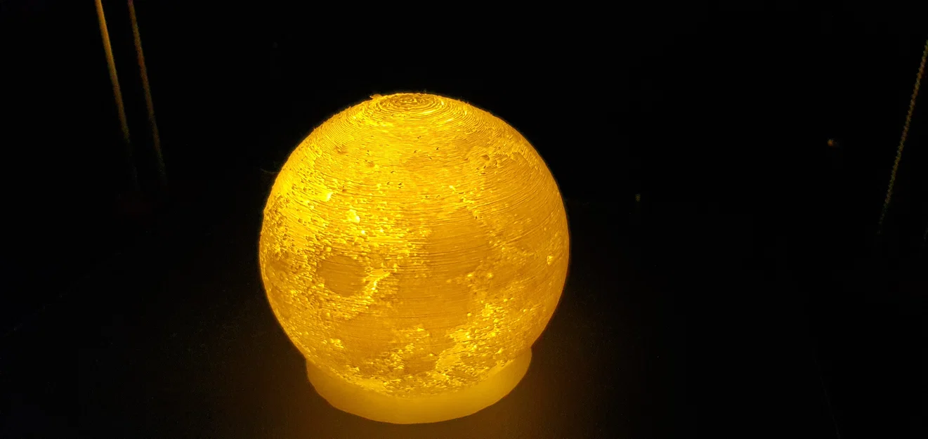 Đèn Mặt Trăng (Moon Lamp) cho LED Tealight - Image 4