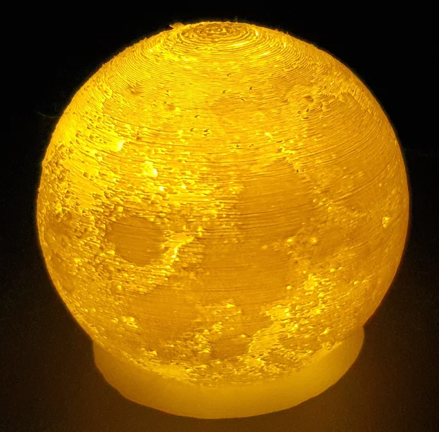 Đèn Mặt Trăng (Moon Lamp) cho LED Tealight - Image 5