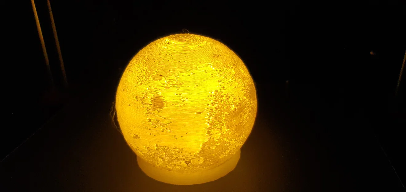 Đèn Mặt Trăng (Moon Lamp) cho LED Tealight - Image 9