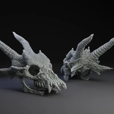 Mô hình hộp sọ rồng Dragon Skull cho trang trí Dungeons & Dragons