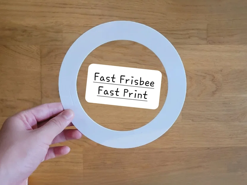 Frisbee Nhanh Dễ In (Easy to Print Fast Frisbee) - Image 1