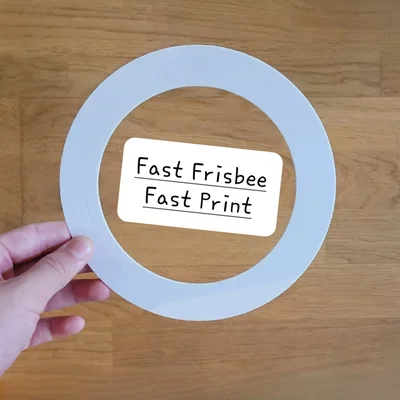 Frisbee Nhanh Dễ In (Easy to Print Fast Frisbee)