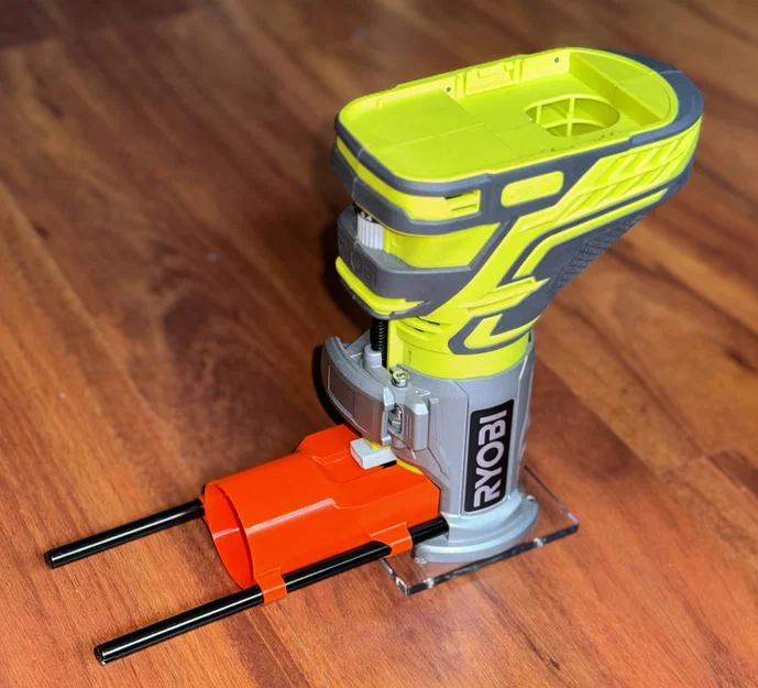 Bộ hút bụi cho Ryobi Router (R18TR) dùng ống hút 45mm - Image 4