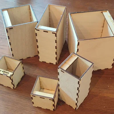 Laser-boxpenscad – Bộ tạo hộp OpenSCAD cho laser cutter (tương thích Gridfinity)