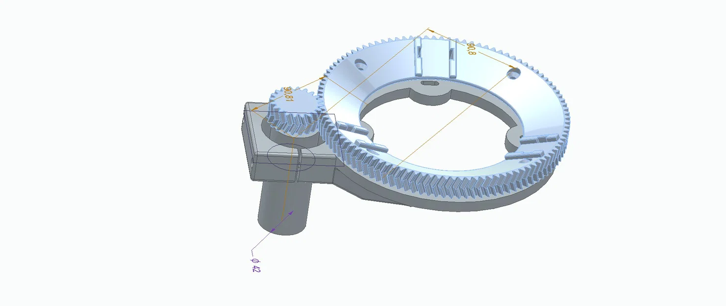 Bộ bánh răng lái tự động AgOpenGPS cho máy kéo nông nghiệp (In 3D) - Image 2