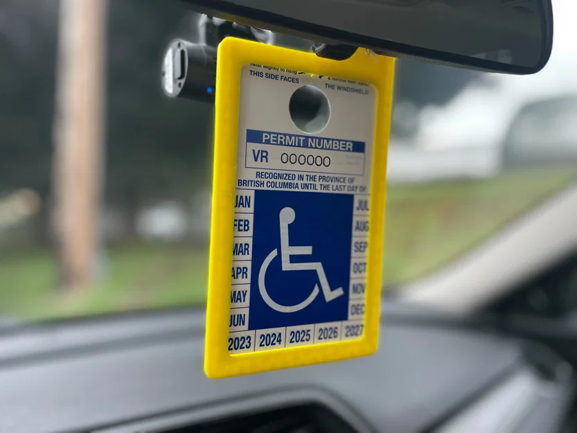 Móc Treo Thẻ Đậu Xe (Parking Pass Hanger) - Image 1