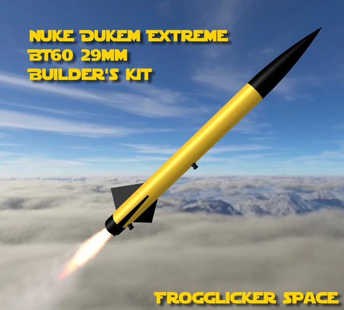 Nuke Dukem Model Rocket - Extreme Series (Rocket mô hình BT60/29mm) - Image 1