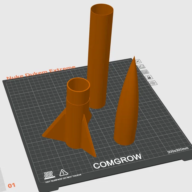Nuke Dukem Model Rocket - Extreme Series (Rocket mô hình BT60/29mm) - Image 2