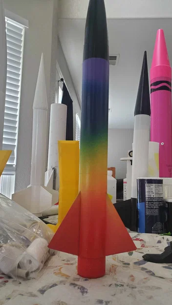 Nuke Dukem Model Rocket - Extreme Series (Rocket mô hình BT60/29mm) - Image 4