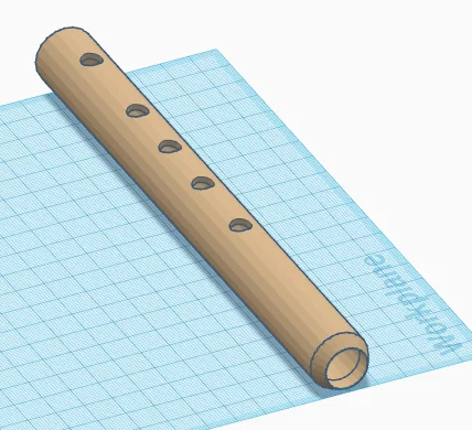 Mô hình sáo thổi (Whistle/Flute) 3D đơn giản dễ in - Image 4