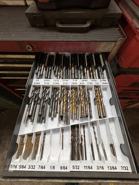 Khay sắp xếp mũi khoan (Drill Bit Organizer Trays) - Image 1