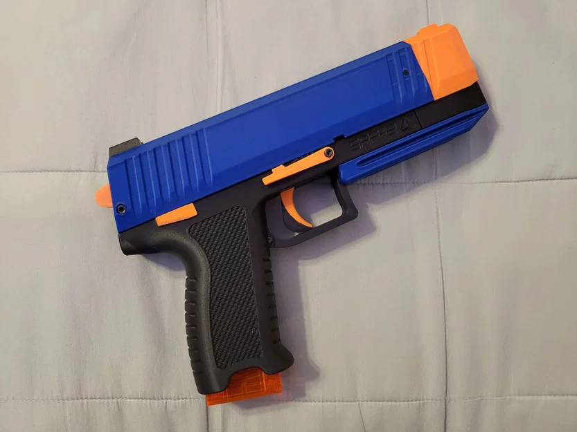 SRP-2 Recoiling Foam Dart Blaster – Pistol flywheeler dùng Talon mag - Image 2