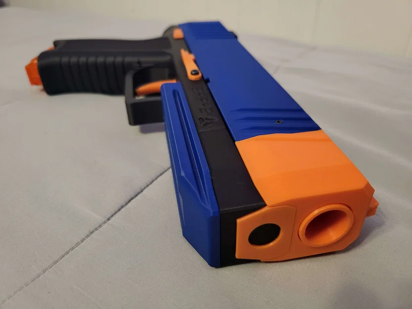 SRP-2 Recoiling Foam Dart Blaster – Pistol flywheeler dùng Talon mag - Image 3