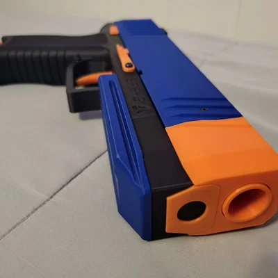 SRP-2 Recoiling Foam Dart Blaster – Pistol flywheeler dùng Talon mag