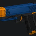 SRP-2 Recoiling Foam Dart Blaster – Pistol flywheeler dùng Talon mag - Thumbnail 4