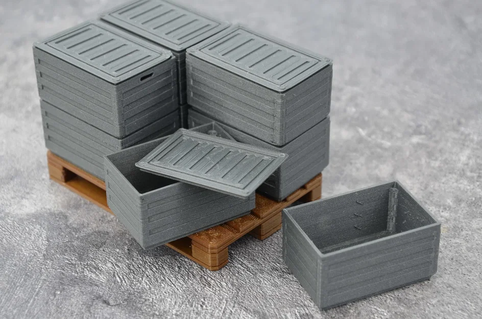 Thùng hàng cho Euro Pallet tỉ lệ 1/10 - Image 4