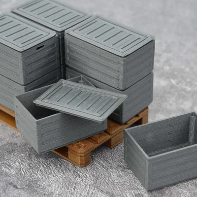 Thùng hàng cho Euro Pallet tỉ lệ 1/10