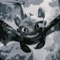 Toothless / Ohnezahn Hueforge - Thumbnail 1