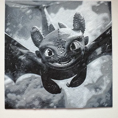 Toothless / Ohnezahn Hueforge