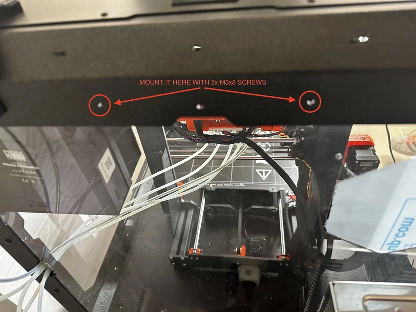 Giá đỡ ống PTFE cho Original Prusa Enclosure (MMU2S / MMU3) - Image 6