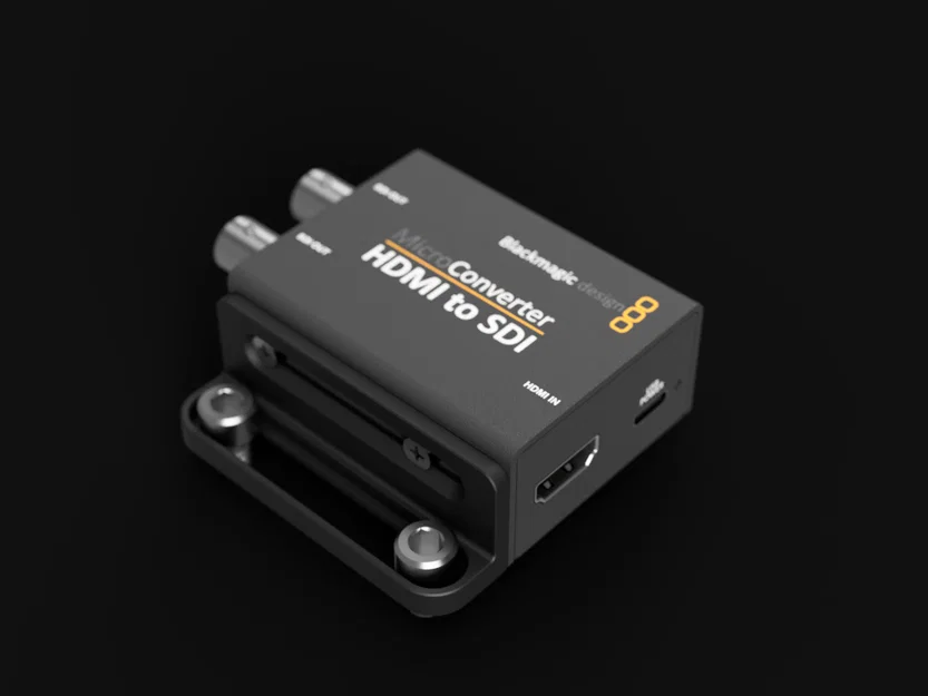 Pát Gắn Blackmagic Micro Converter Mount (Bracket + Nato Rail) - Image 3