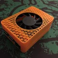 Case Raspberry Pi 4 snapfit gắn quạt 60mm (screwless) - Thumbnail 1