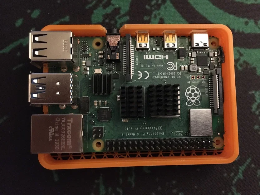 Case Raspberry Pi 4 snapfit gắn quạt 60mm (screwless) - Image 2