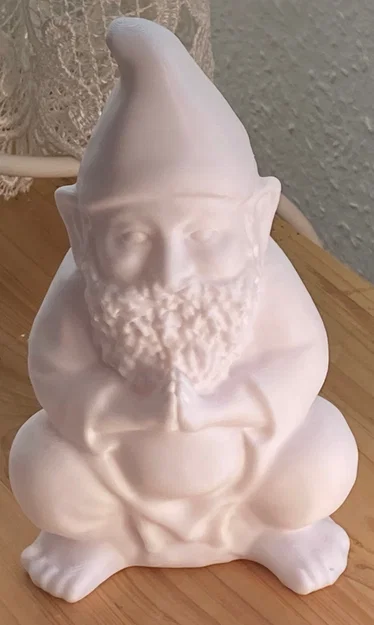Budda-Gnome – Gnome phong cách Buddha chi tiết cao, sẵn sàng sơn - Image 1