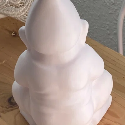 Budda-Gnome – Gnome phong cách Buddha chi tiết cao, sẵn sàng sơn